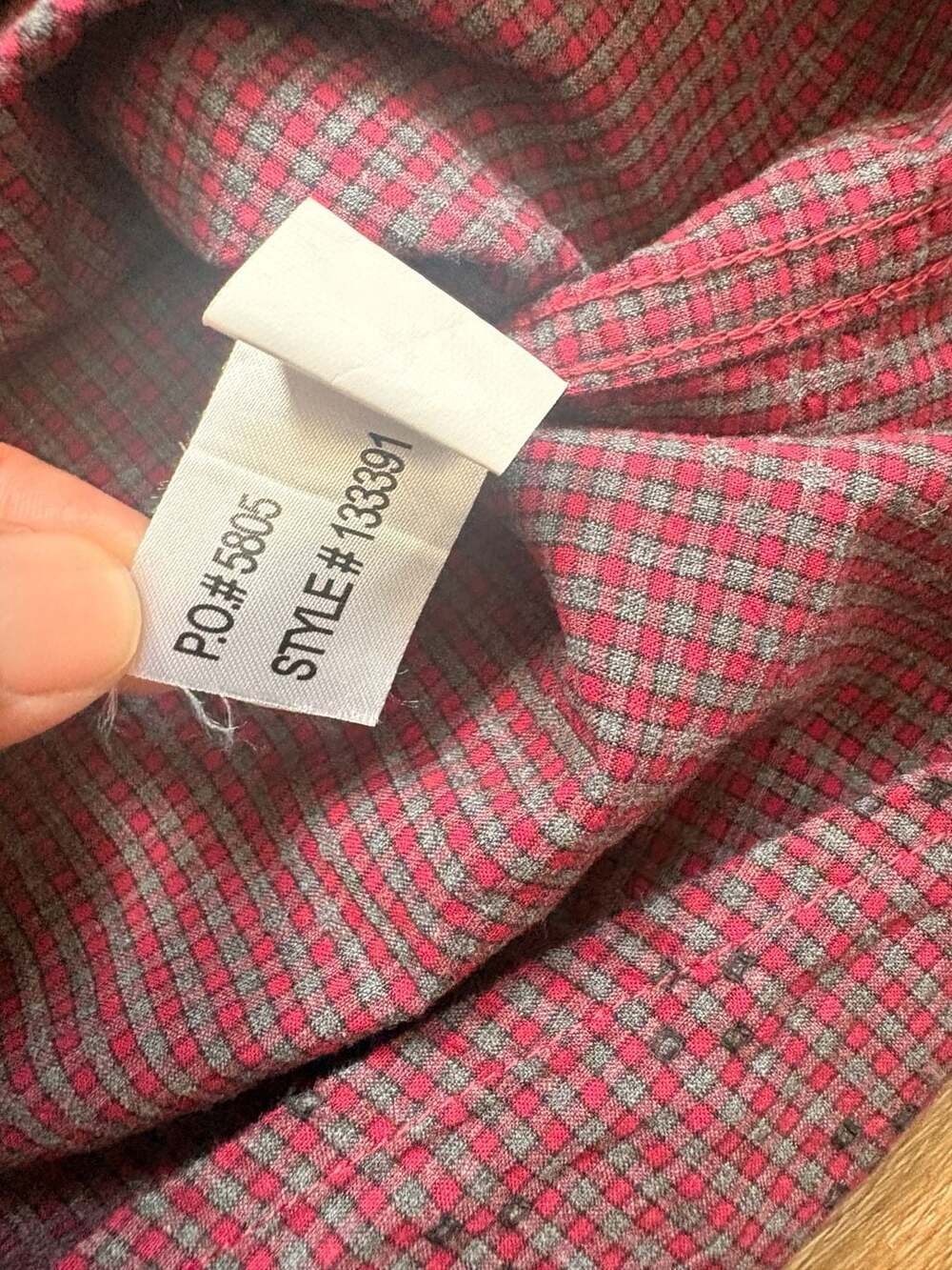 Carbon 2 Cobalt Men's XL maroon Black gray Geometric Textured  Button Up Shirt - Picture 8 of 9
